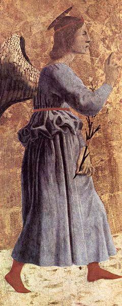 Piero della Francesca Polyptych of the Misericordia: Archangel Gabriel oil painting picture